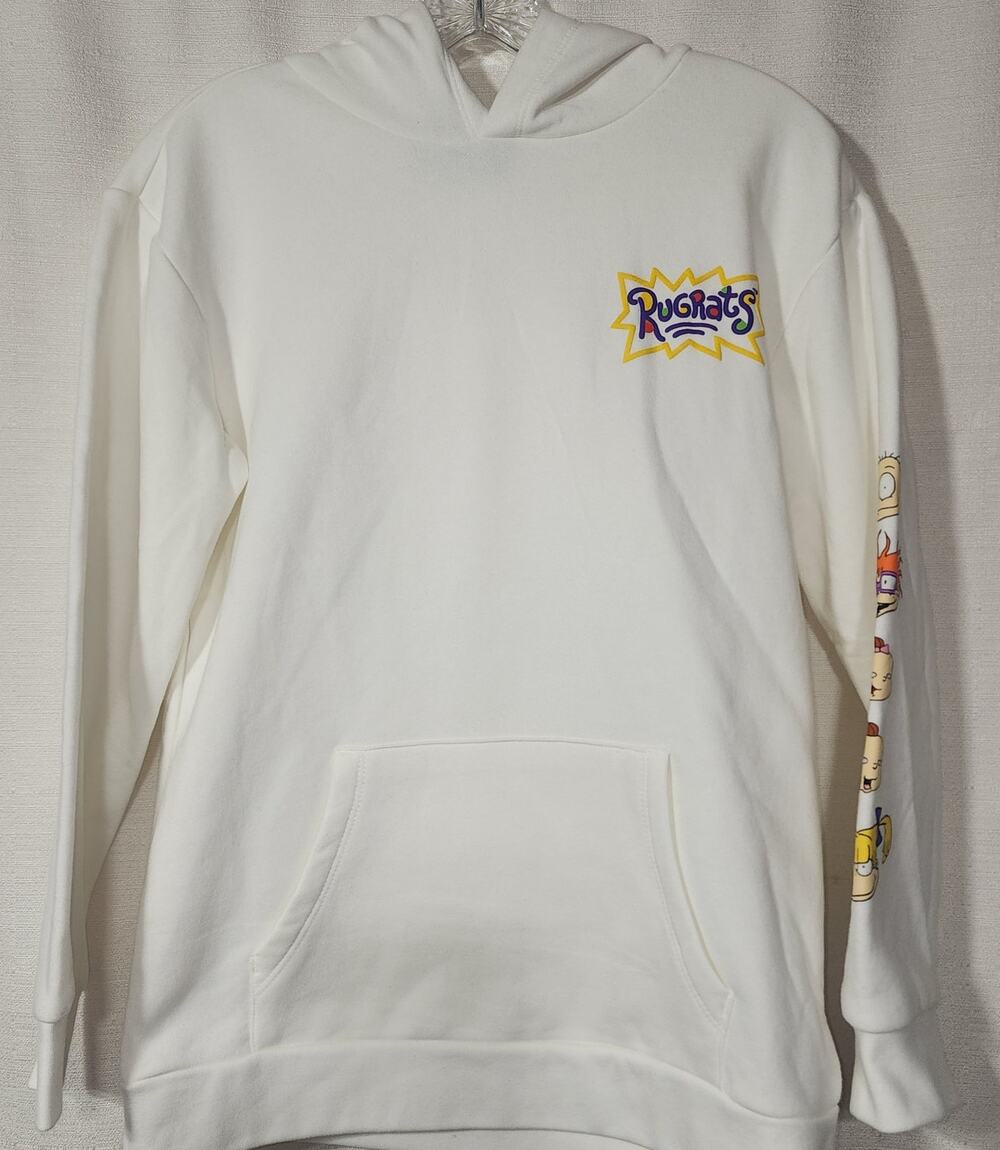 Rugrats white kids hoodie Size XL 14